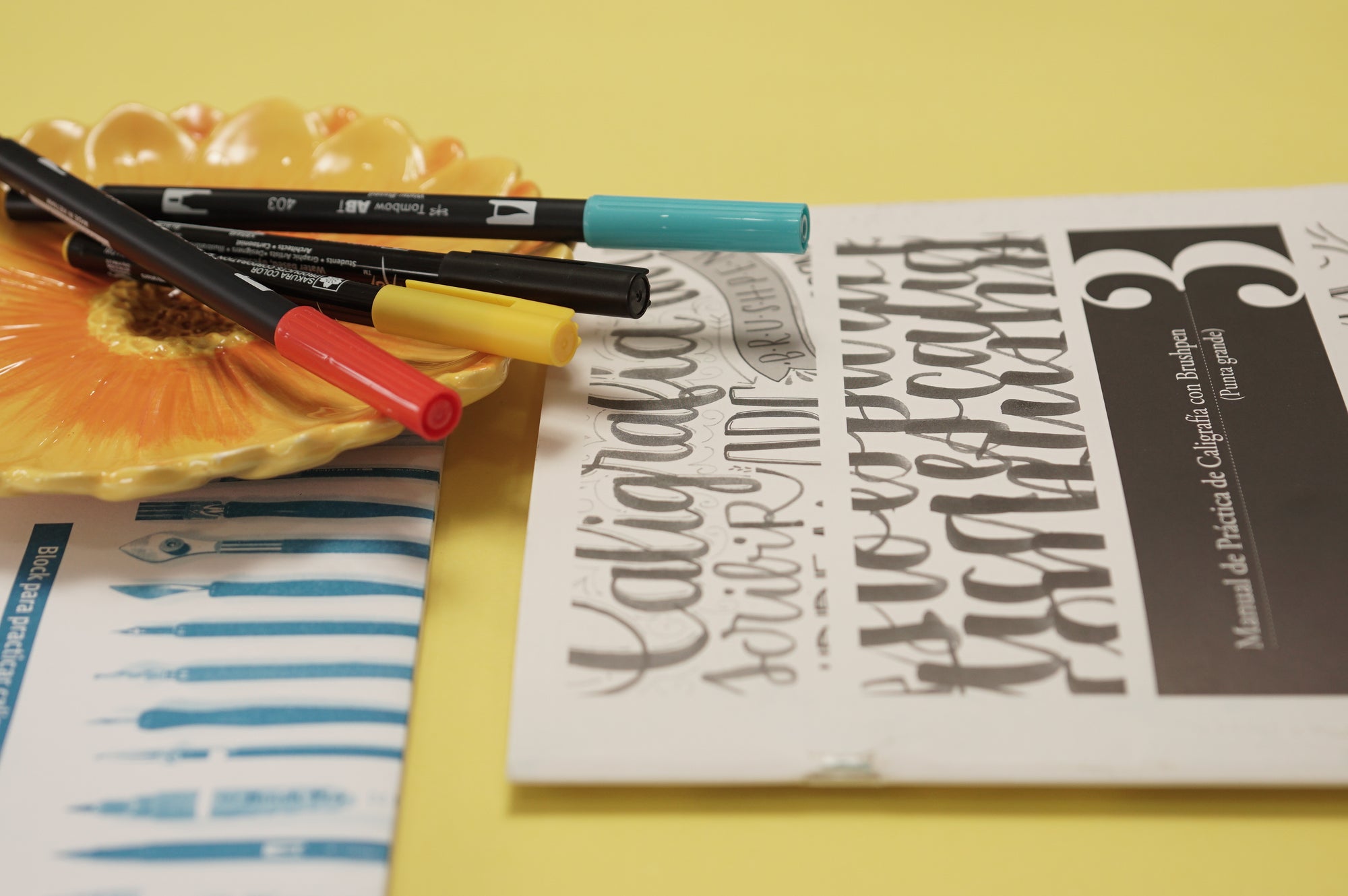 Kit Práctica de lettering y caligrafía - Audaz - Corazón de Papel
