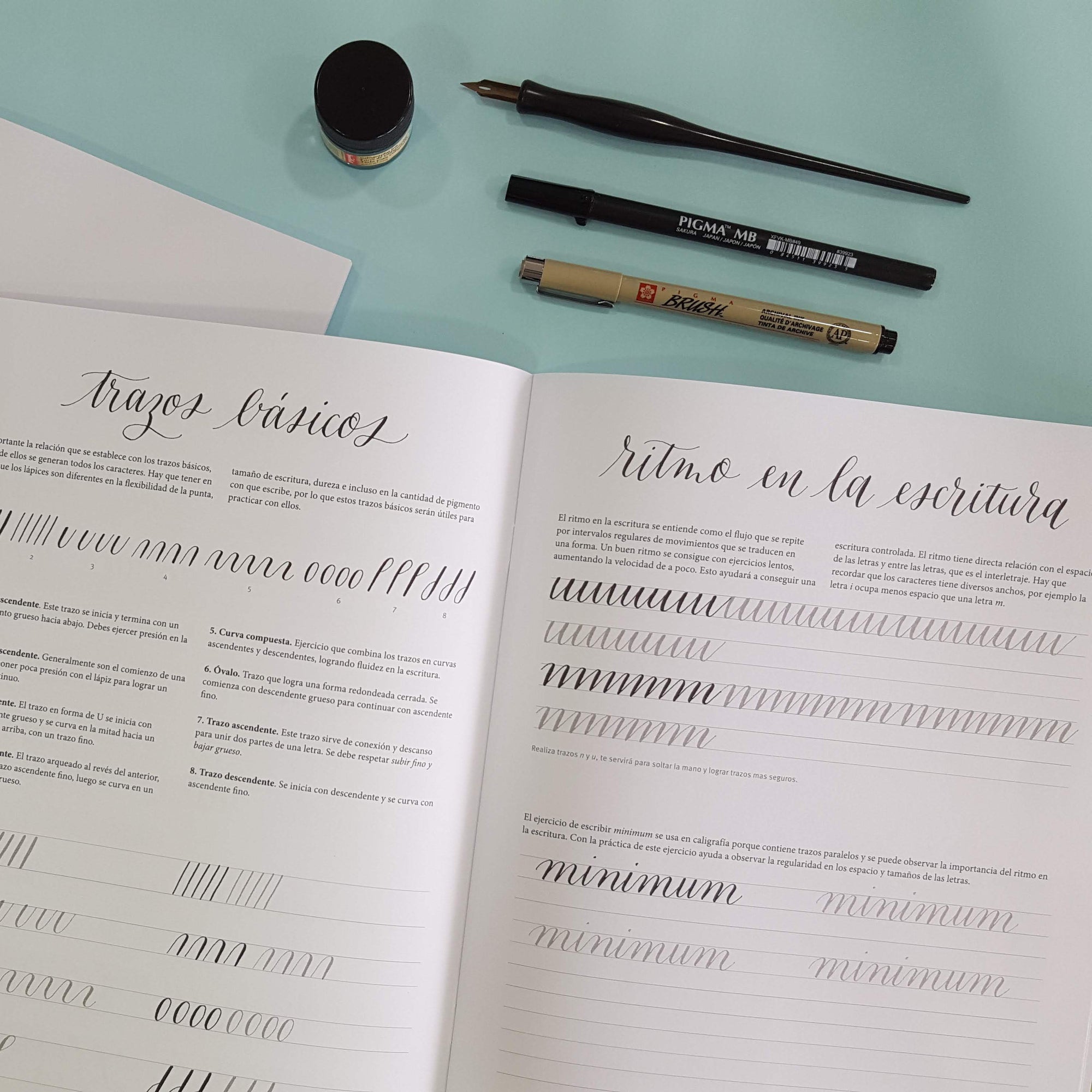 Kit Práctica de lettering y caligrafía - Audaz - Corazón de Papel